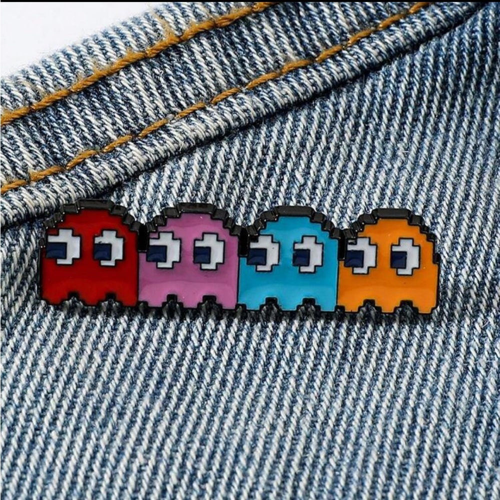 Pac-Man Ghost Enamel Pin